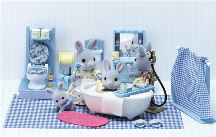 Calico Critters - Master Bathroom Set - Automobuild